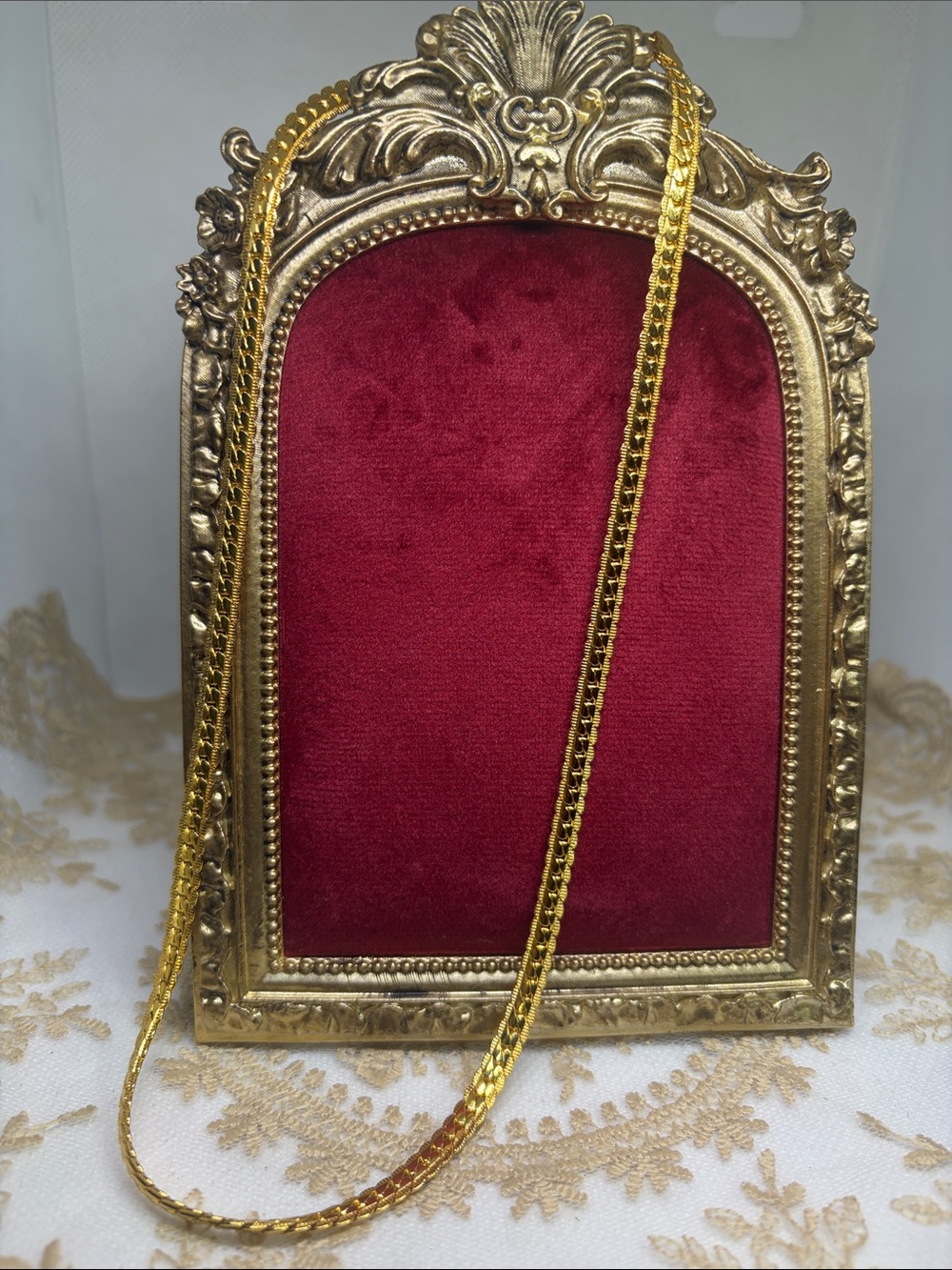 18K Marked 20” Herringbone Chain Necklace Estate Old Money Unisex Classic